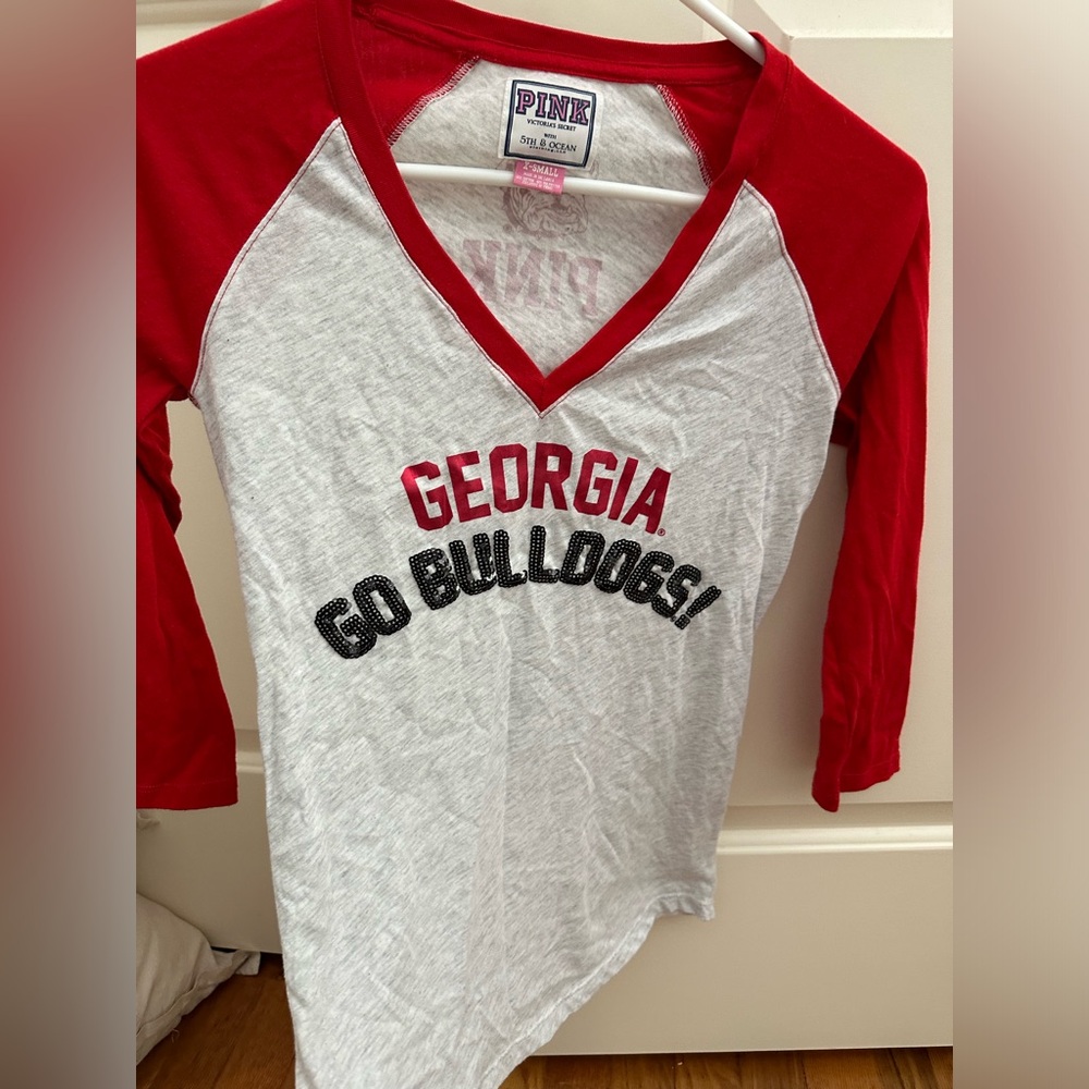 VS PINK UGA WOMENS TOP